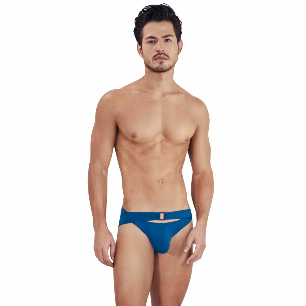 Синие мужские трусы-брифы с поясом Flashing Brief (Размер: S) (Цвет: синий)