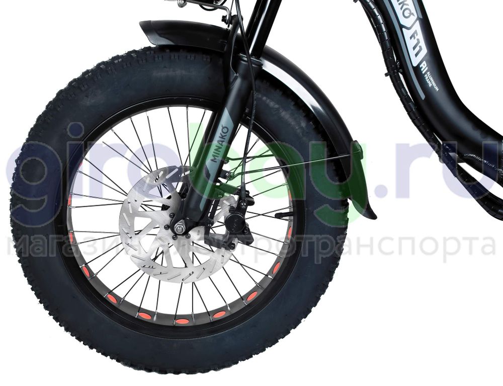 Электровелосипед Minako F11 Pro 2025 года (48V/20Ah) - Черный обод Электровелосипед Minako F11 Pro 2025 года (48V/20Ah) - Черный обод фото №8