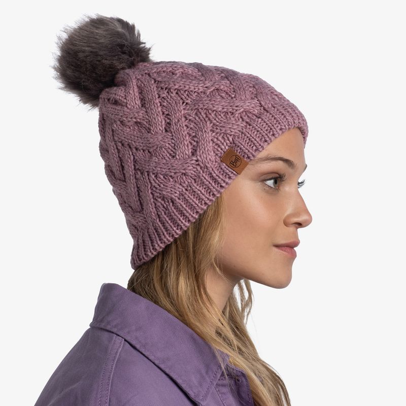 Шапка вязаная с флисом Buff Hat Knitted Polar Caryn Rose Фото 3