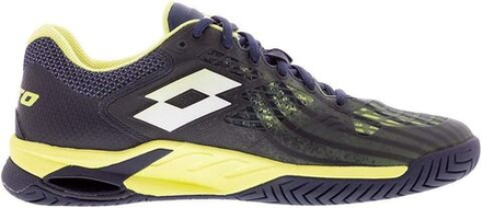 Теннисные кроссовки Lotto Mirage 100 Speed - navy blue/yellow neon/all white