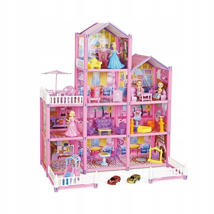 Кукольный домик Woopie Lovely House - Большой кукольный домик с аксессуарами 194эл. - Вупи 49942