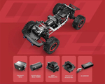 MJX H12P 1/12 , Ford Bronco , RC краулер с бесколлекторным мотором, алюминиевый корпус, металлические амортизаторы и шестерни, RTR