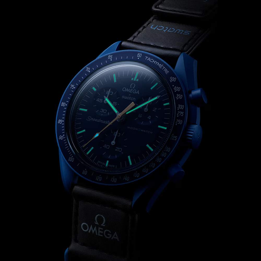 SWATCH Unisex 42mm Blue Watch SO33N101-108