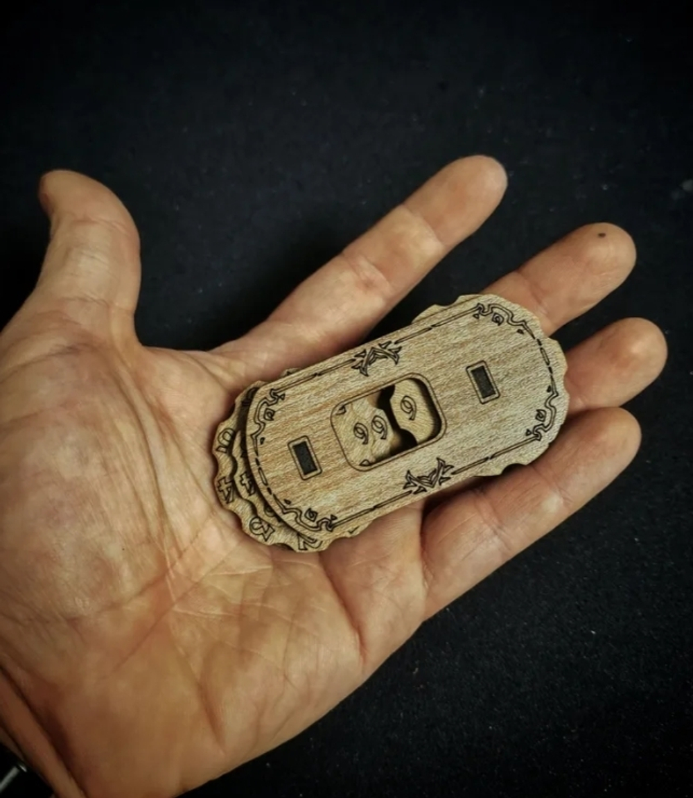 Счётчик очков и хп до 999 Хдф Светлый