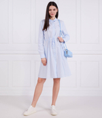 Платье ITHAKA KNEE SHIRT-DRESS LS Tommy Hilfiger - голубой(WW0WW39197)