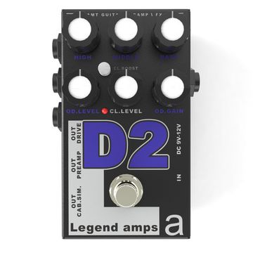 Двухканальный гитарный предусилитель AMT Electronics D-2 (Diezel) Legend Amps 2