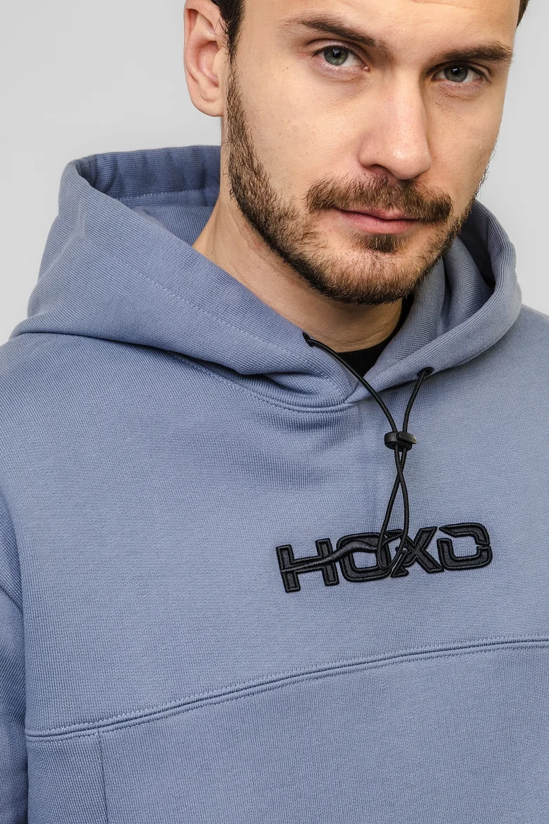 Худи "НОХО" унисекс, цвет "Полярный василёк"
