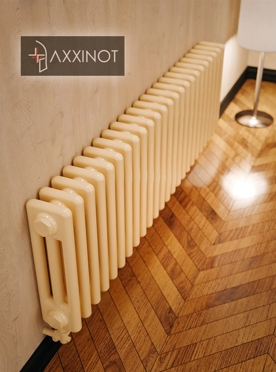 Axxinot Sentir 3030 - трехтрубный трубчатый радиатор высотой 300 мм, нижнее подключение
