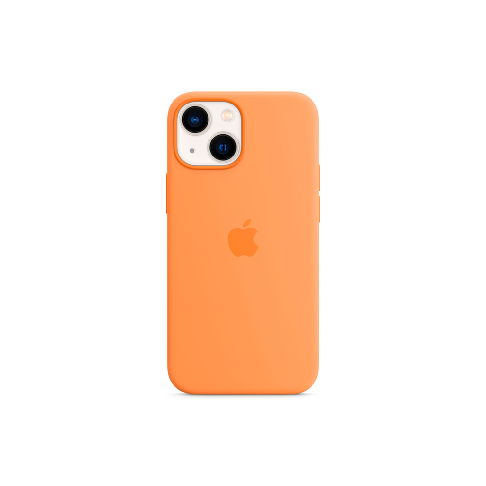 Силиконовый чехол с поддержкой MagSafe Apple Silicone Case для iPhone 13 mini, Marigold (Весенняя мимоза)