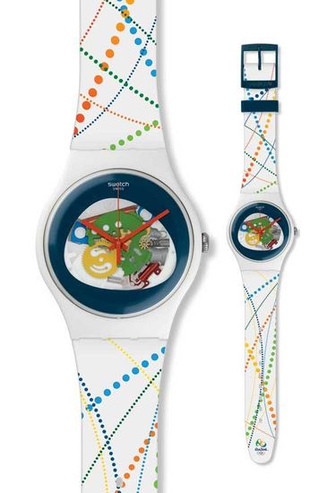 Наручные часы Swatch SUOW128 Dots in Rio