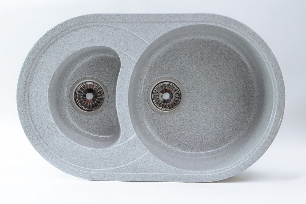 Мойка каменная S-22 глянец (Sim Gran), Серый