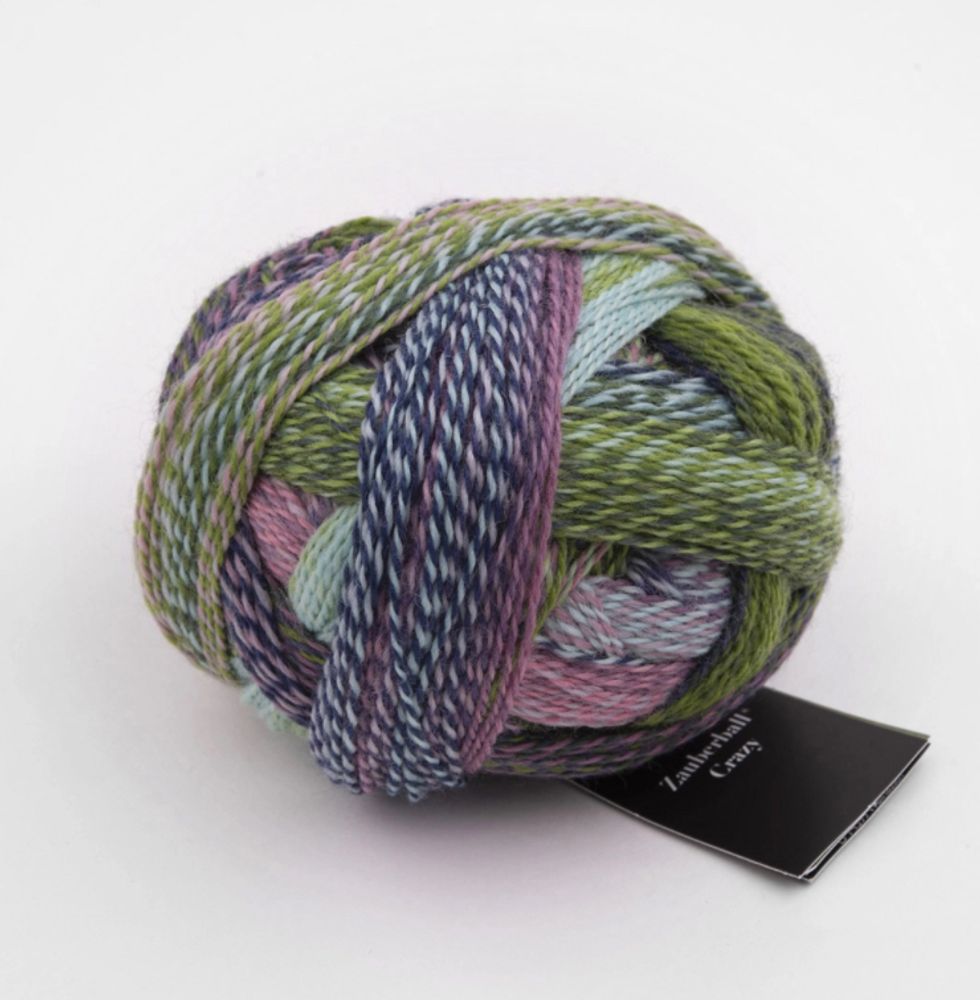 Пряжа Crazy Zauberball (2170/Не самый туманный), 420м/100гр