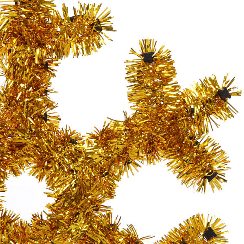 Украшение фольгированное «Снежинка» 30 см, золото