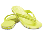 Шлепанцы Crocs Crocband Flip Tennis Ball Green/White