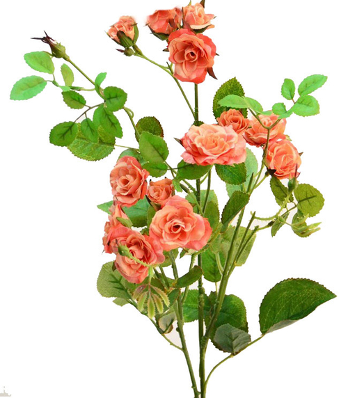 Иск. цветок Роза высокая мелкая