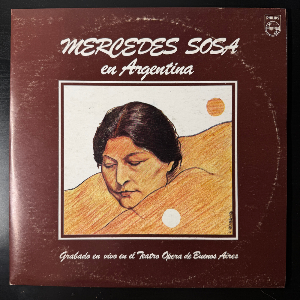 Mercedes Sosa ‎– Mercedes Sosa En Argentina 2LP (Аргентина 1982г.)