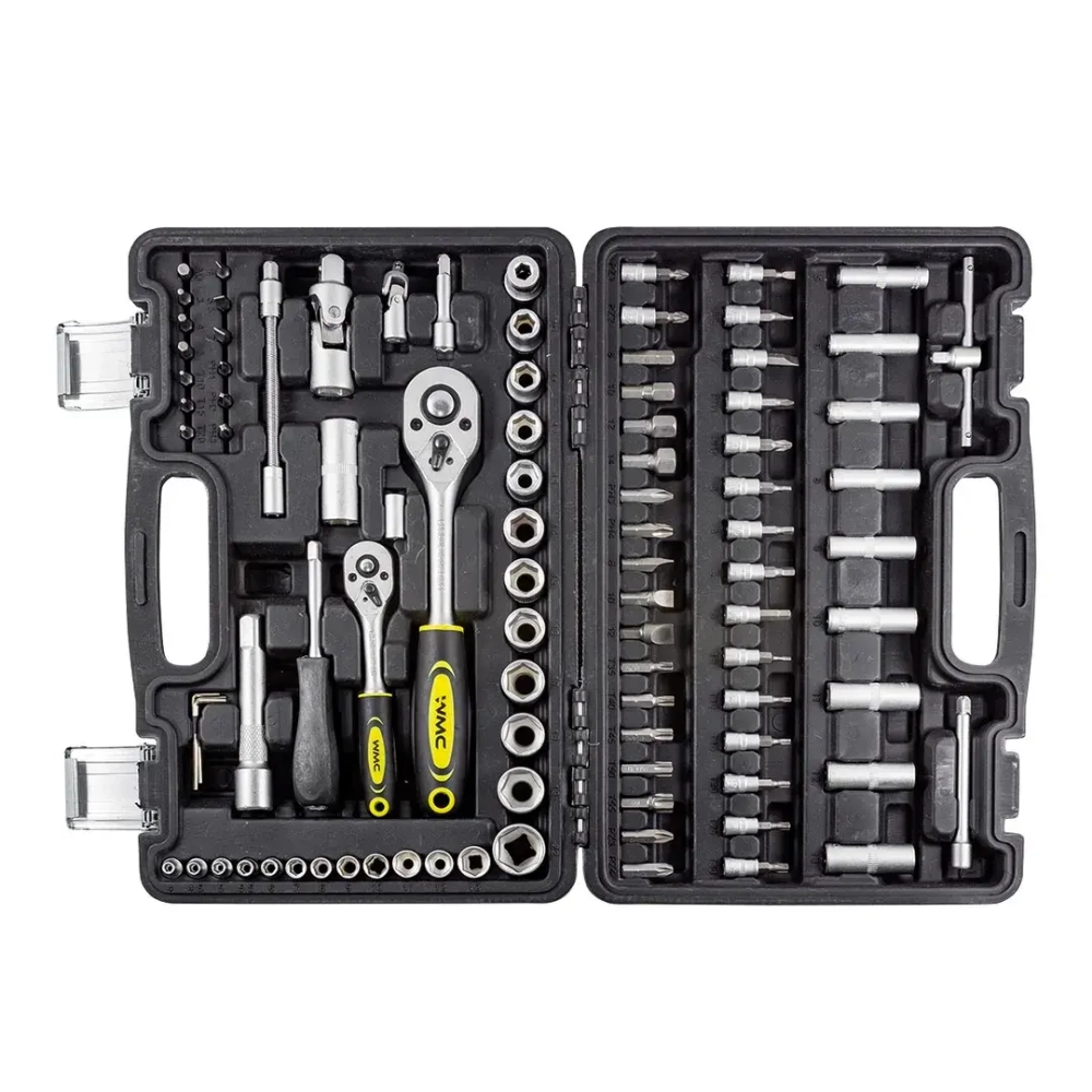 Набор инструментов 94пр, 1/4'', 1/2''(6гр.)(4-22мм) WMC TOOLS WMC-4941-5EURO