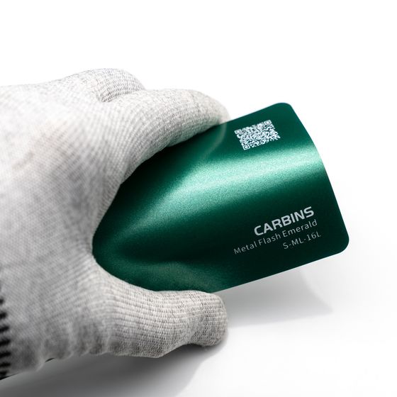 Веер образцов виниловой цветной пленки Carbins