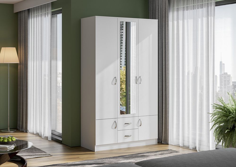 Шкаф трехстворчатый Ронда ШК 3 (белое дерево/белое дерево), Интерьер Центр, г.Пенза