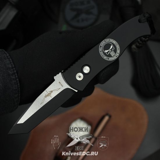 Складной нож Pro-Tech/Emerson E7T3 Punisher c клинком из стали 154CM, рукоять алюминий