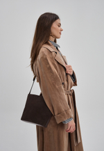 сумка через плечо шоколад