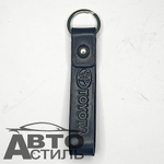 Брелок для ключей Кожа  ТОЙОТА TOYOTA  (Хлястик)