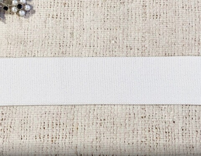 Резинка тканая 3127, ш. 5 см, пр-во Беларусь, белый