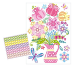 Аппликация бусинами Жемчужинка "Букет Перламутровая сказка" (европодвес) (Т-Ц)