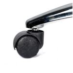 Кресло руководителя Helmi HL-E13 "Summit", рециклированная кожа черная, хром