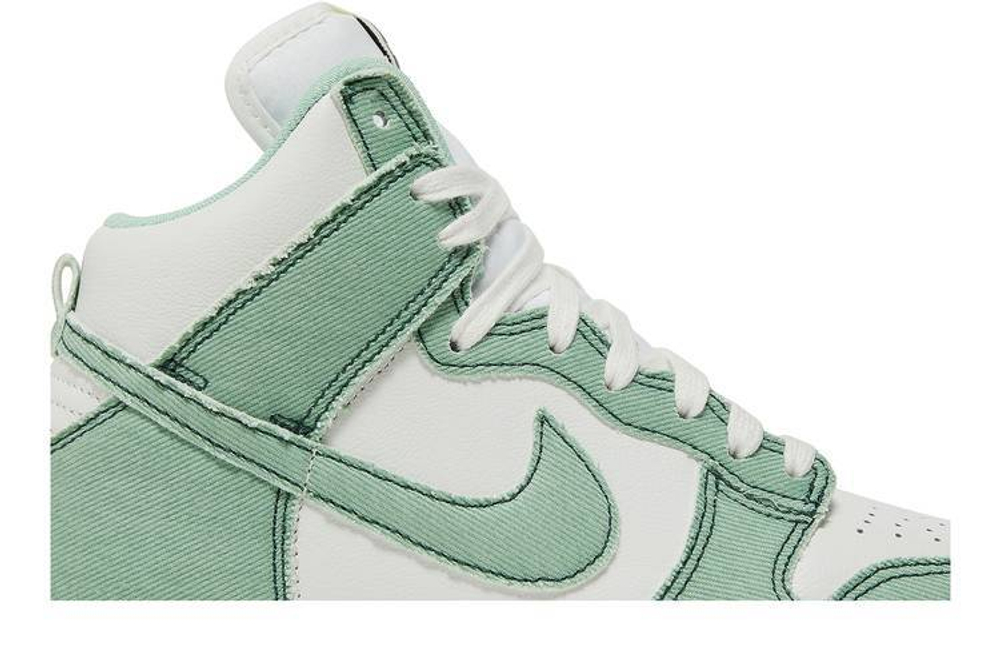 Кроссовки Nike Dunk "Green Denim" (Женская размерная сетка)