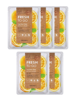 Освежающая корейская тканевая маска с юдзу Tony Moly Fresh To Go Yuja Mask Sheet