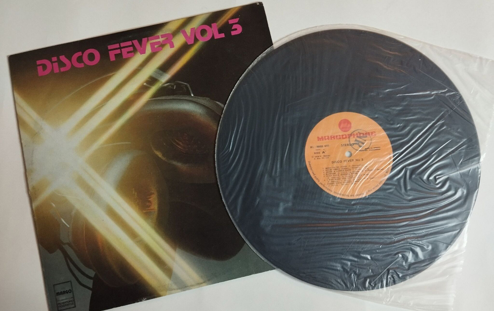 Винтажная виниловая пластинка LP Disco Fever Vol 3 (Греция 1979)
