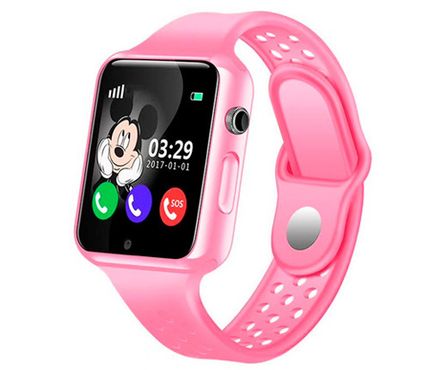 Детские часы с GPS Smart Baby Watch G98 Розовые
