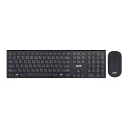 Комплект (клавиатура + мышь) Acer OKR030 [ZL.KBDEE.005] Комплект (клавиатура + мышь) Combo wilreless USB slim black