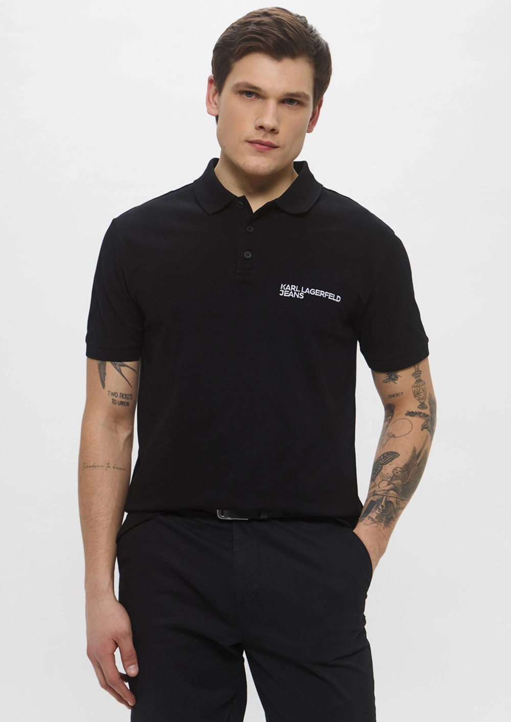 Поло KARL LAGERFELD JEANS Regular Pique Polo