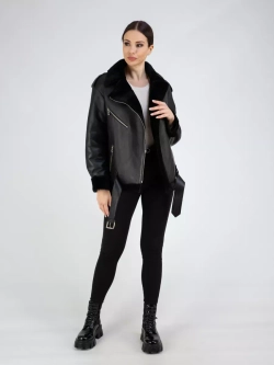 Дубленка авиатор натуральная зимняя