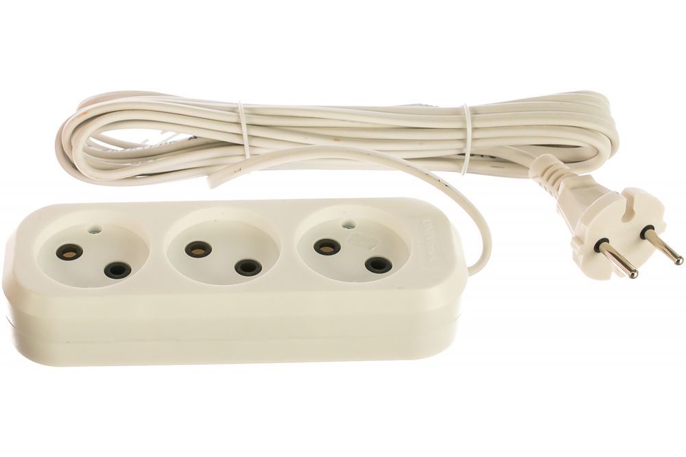 Удлинитель UNIVersal У6-639 ШВВП 2*0,75 3гн.2м.