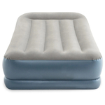 Кровать надувная Intex, 191х99х30 см, 64116ND, нас встроен, электр, флок, с ребром жесткости, 136 кг