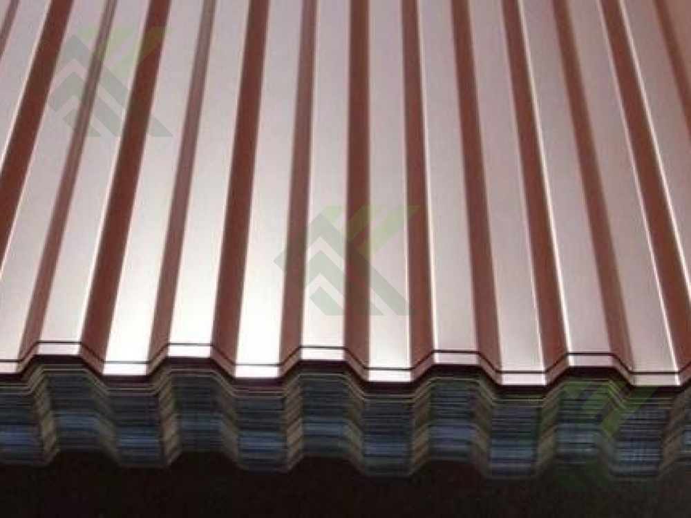 Профнастил С21 0,40мм 1050х2000мм RAL8017 Шоколад