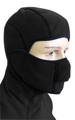 Подшлемник с защитой шеи Fleece Collar Open / Черный