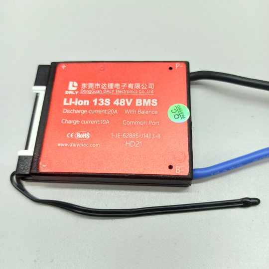 Плата Li ion BMS daly 13s48v 20A с термодатчиком