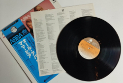 Винтажная виниловая пластинка LP All About ABBA, Mamma Mia (Japan 1976) (Blue Obi)