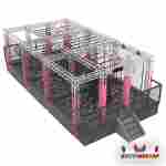 Развлекательный центр ниндзя парк «Империя силы», 11×6,6×3,5 м