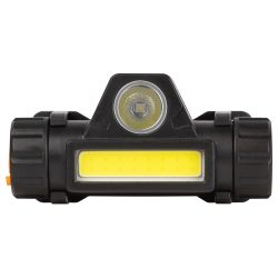 Фонарь налобный светодиодный Трофи GA-101 аккумуляторный 3 Вт COB + 3 Вт LED 2 режима магнит