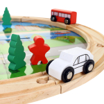 Развивающая игрушка Деревянная дорога 25 эл, коробка C-41884