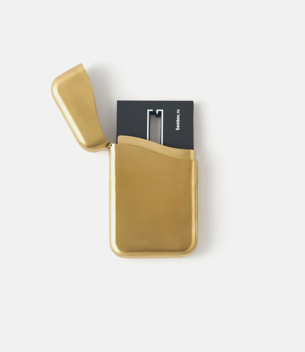Craighill Summit Brass — картхолдер из латуни