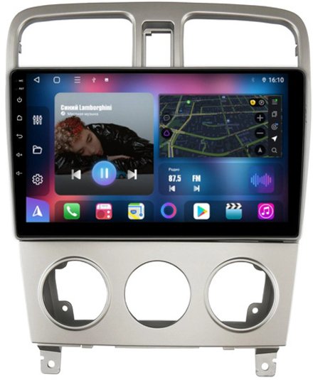 Магнитола для Subaru Forester 2 (SG5) 2002-2007 - FarCar 3011M монитор 9" QLED на Android 13, 8 ядер (TS18), CarPlay, 4G SIM-слот