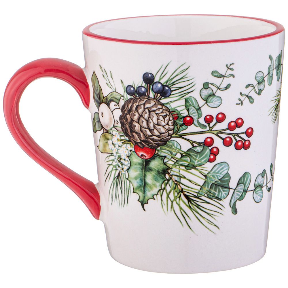 КРУЖКА AGNESS "CELEBRATION" 12,2*8,8*10 СМ 320 МЛ (КОР=24ШТ.)