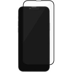 Защитное стекло 9D на весь экран 9H Full Cover + пленка задняя ANMAC для iPhone 14 Pro (6.1") 2022 / iPhone 15 (6.1") 2023 (Черная рамка)