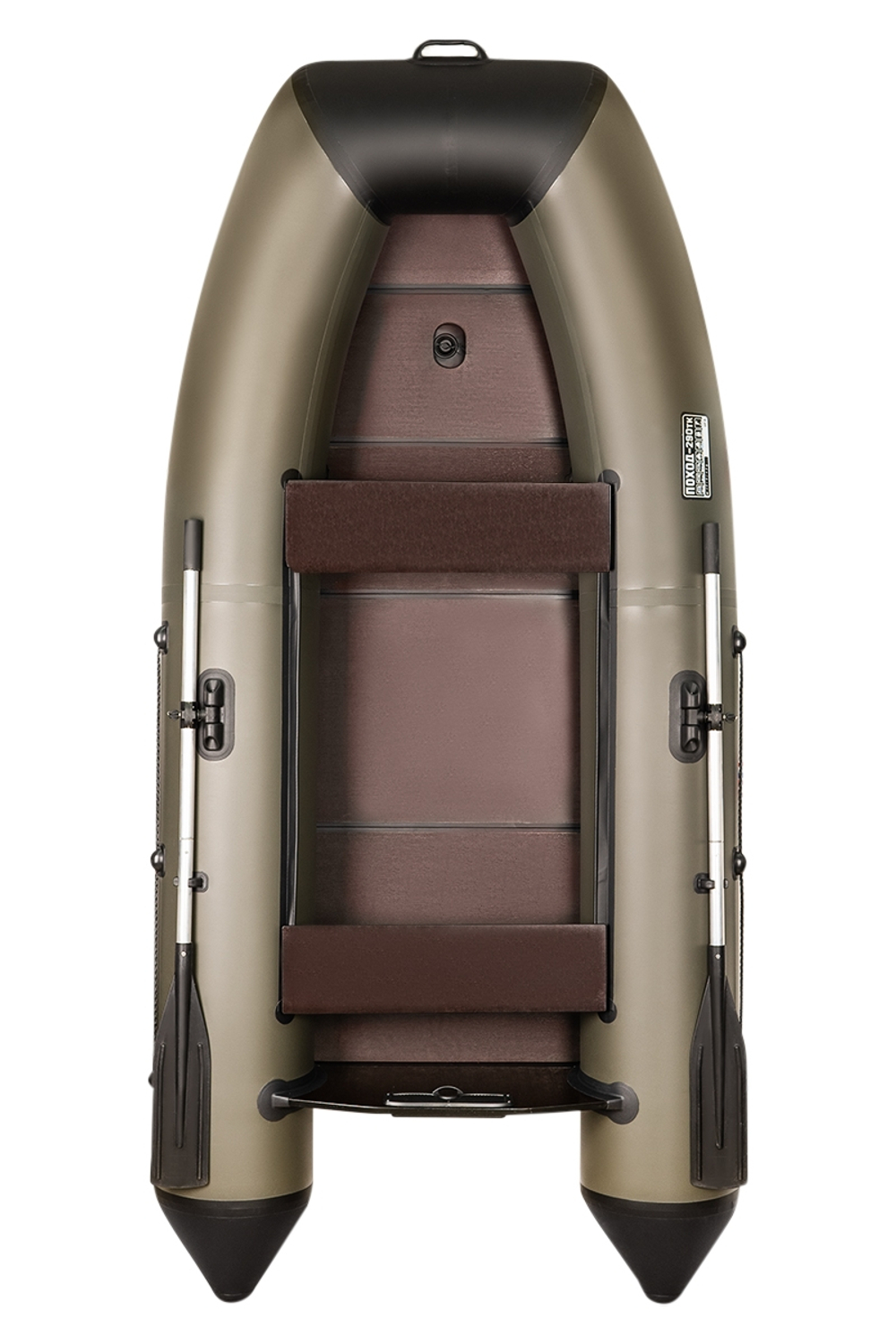 Поход-290TК слань+киль хаки (лодка ПВХ под мотор)